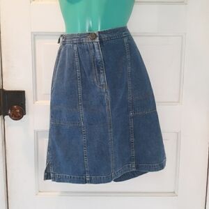 Jones Sport 4 denim jean skirt